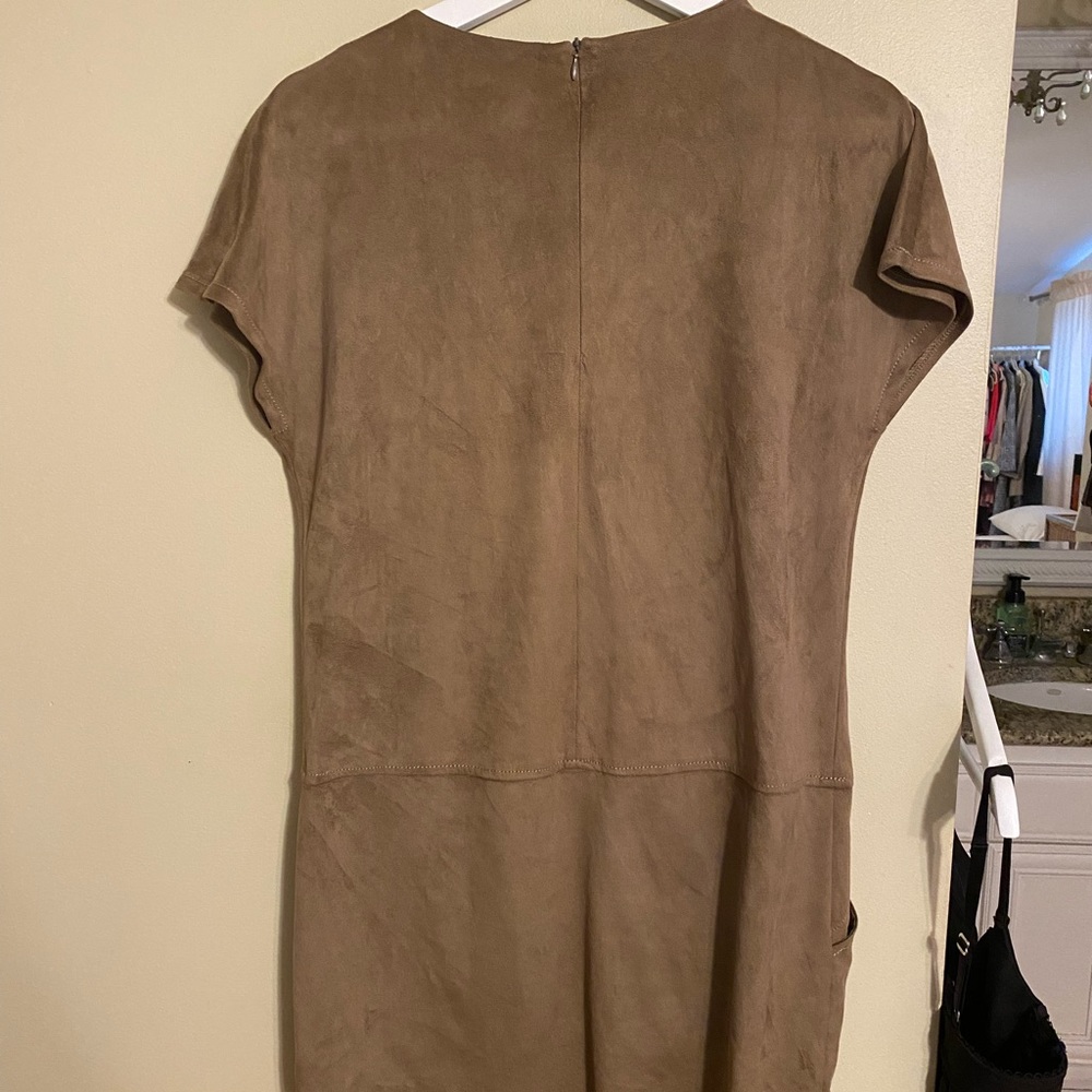 Kenneth Cole Suede Vintage Brown Soft Dress Rustic - Picture 6 of 9